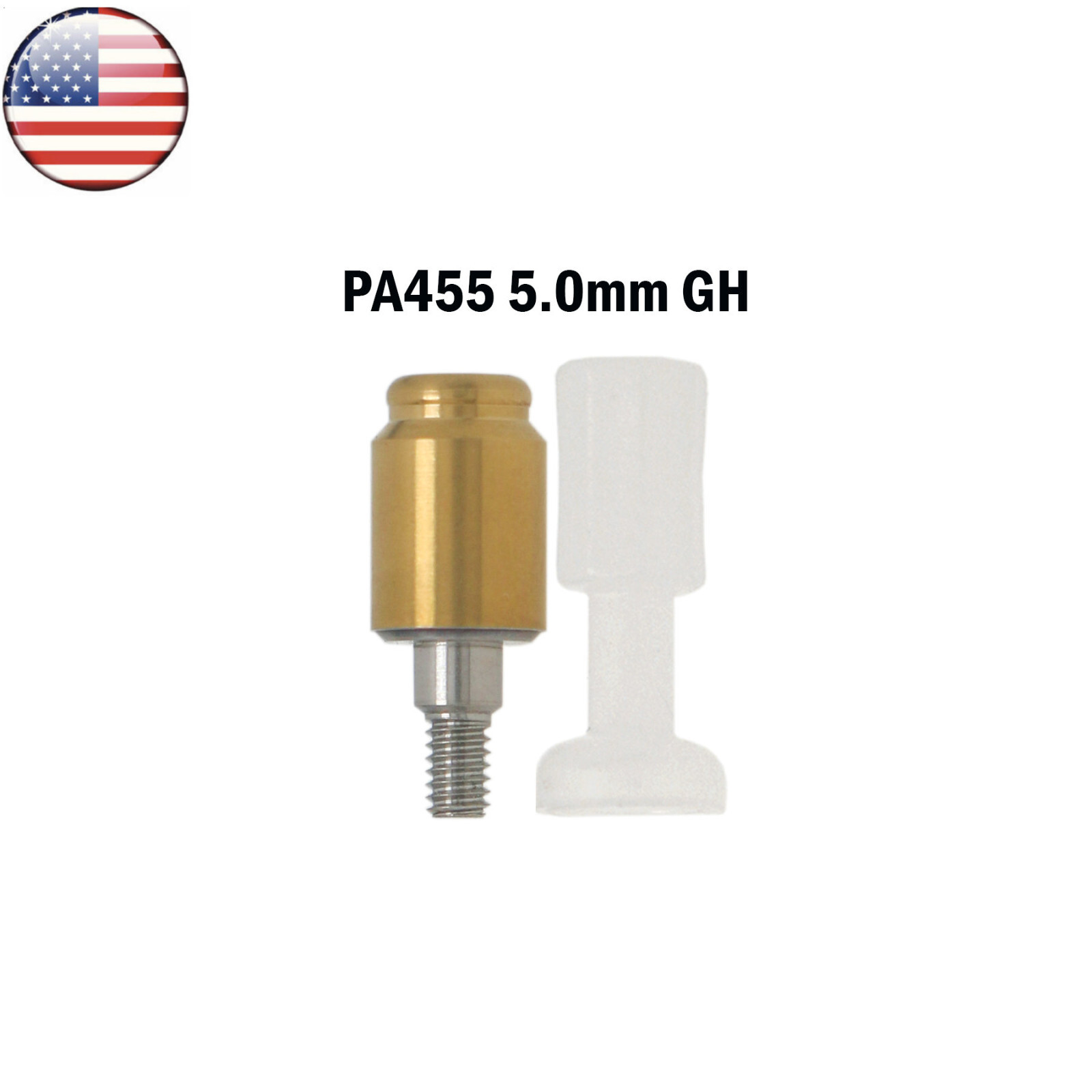 US Dental Locator Abutment Male Cap Implant Tool fits Zimmer PAØ4.5mm Removable