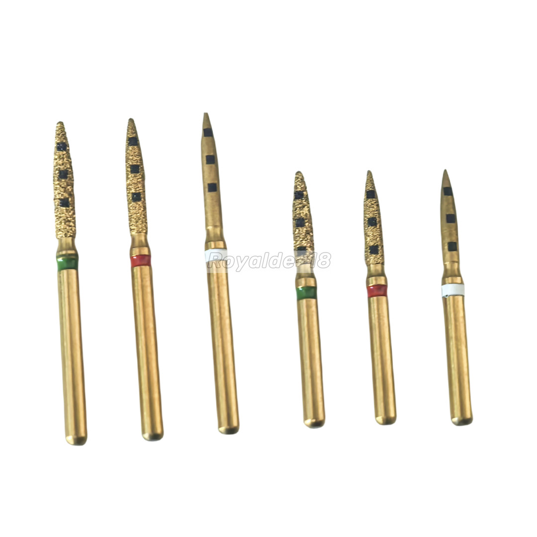 Dental BOPT Preperation Burs Vertical Diamond FG7906 Oriented Technique 6pcs/kit