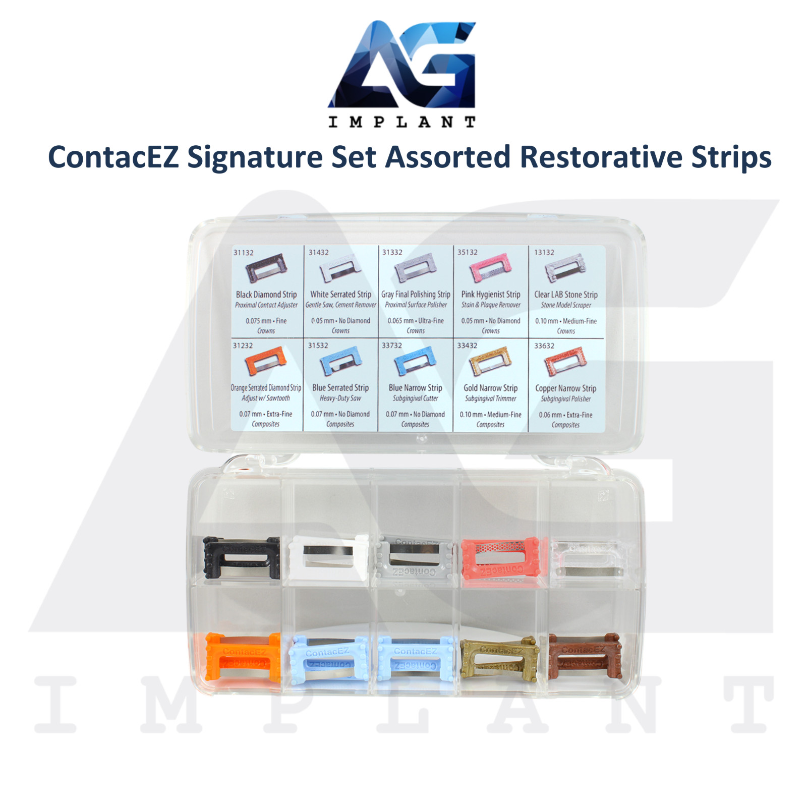 ContacEZ Signature Set Assorted Restorative Strips Precision Dental System 24pcs