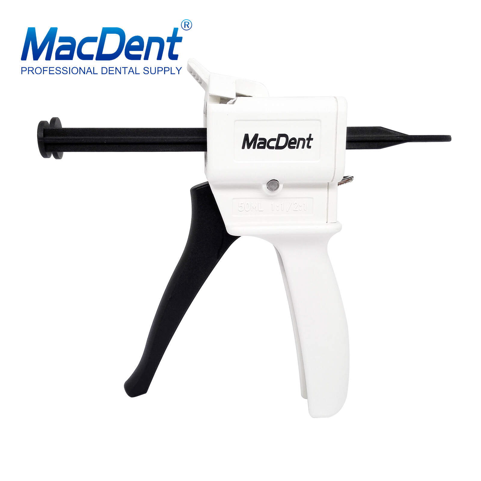 Dental Impression Materials Mixing Dispensing Dispenser Gun 1:1 / 2:1 50ml