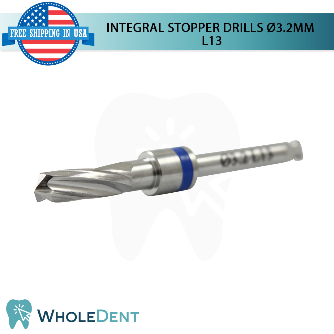 Surgical Integral Stopper Drill Ø3.2 External Irrigation Dental Implant