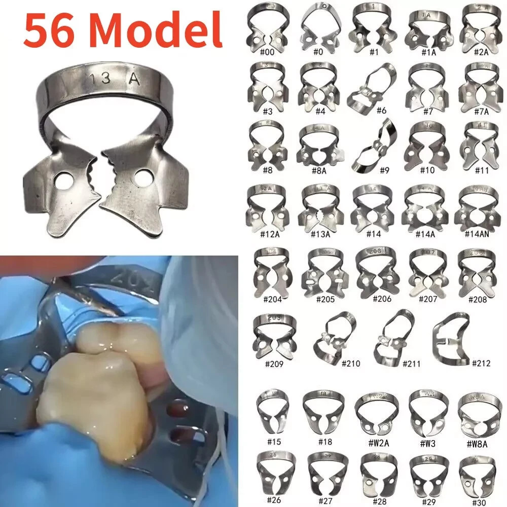 Dental Endodontic Rubber Dam Clamps Stainless Instruments Surgical Clamp