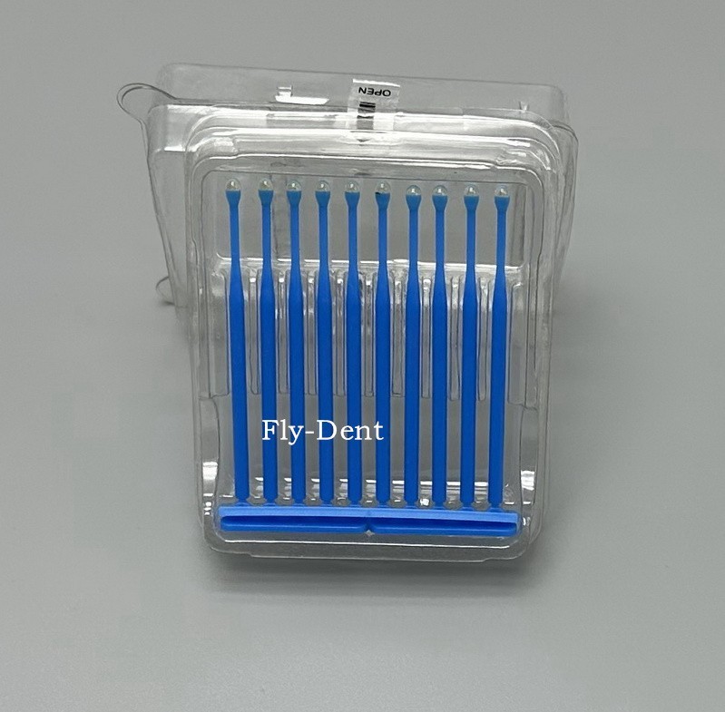200pc Dental Bonding Stick Rod Restoration Veneer Crown Applicator Adhesive Tip