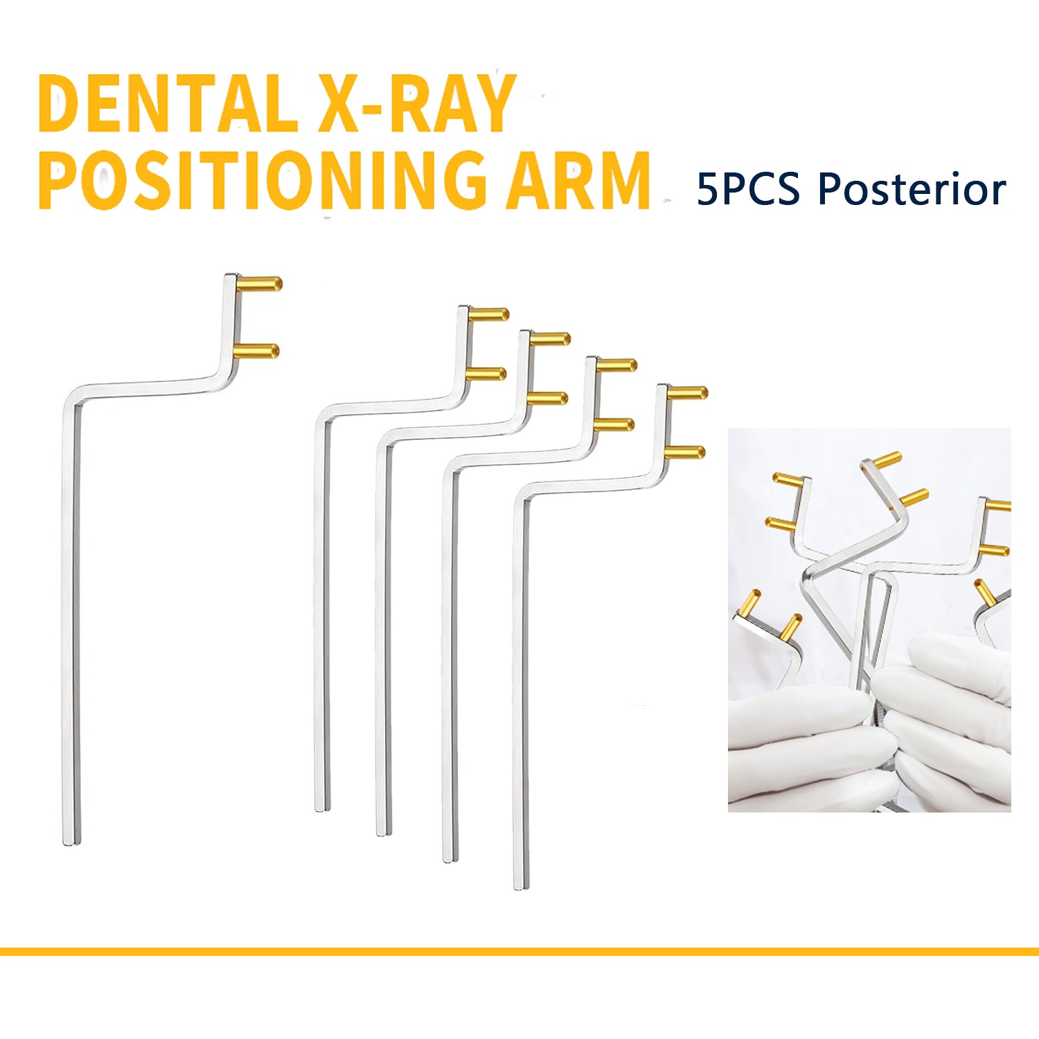 5pcs Dental Posterior Indicator Arms X Ray Dental Sensor Holder Autoclavable