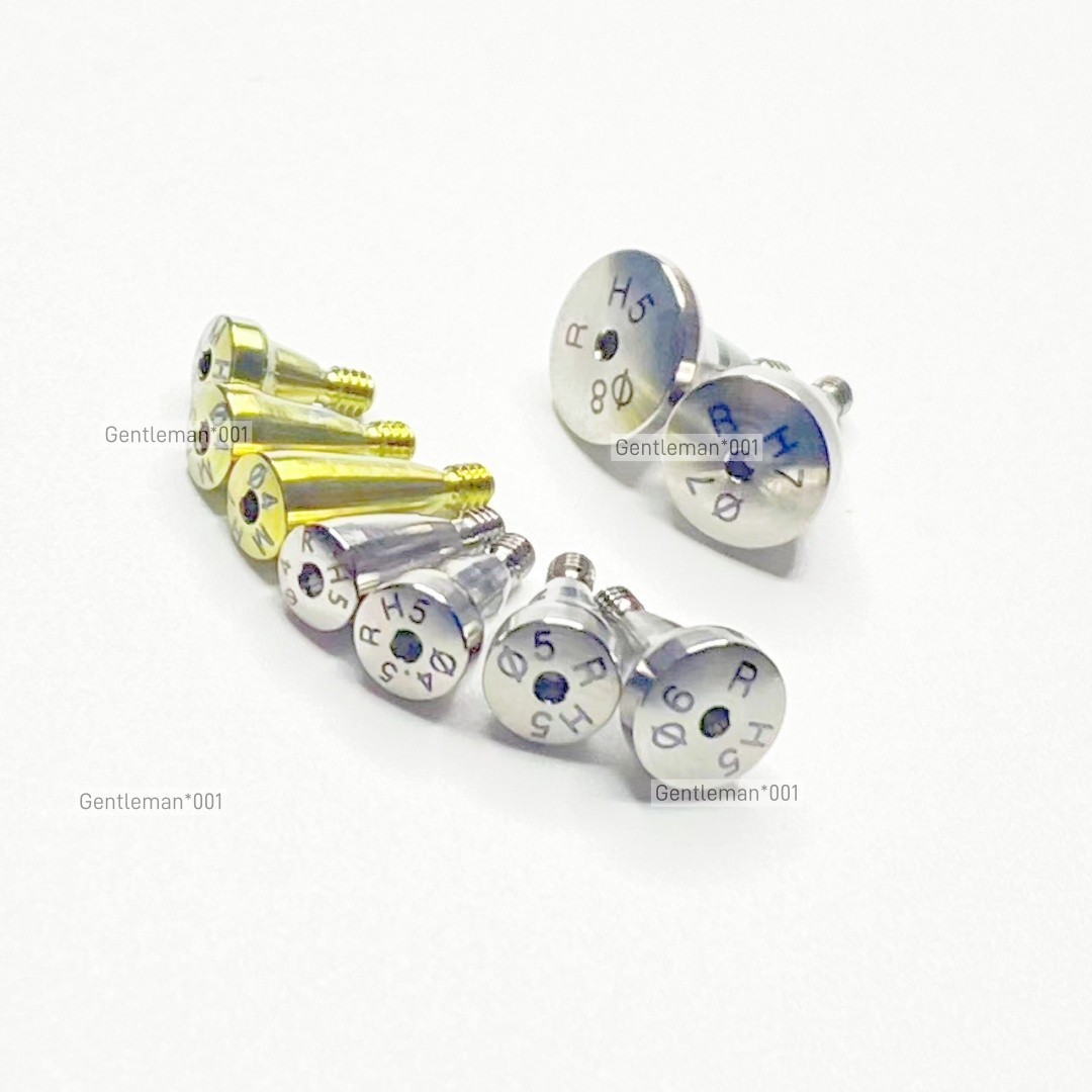 Dental Implan Healing Abutment Caps Cover Screw Mini Regular Platform Titanium