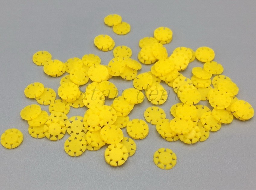 500pcs Dental Endo Files Stoppers Disinfection Counters Marking Circle Rings