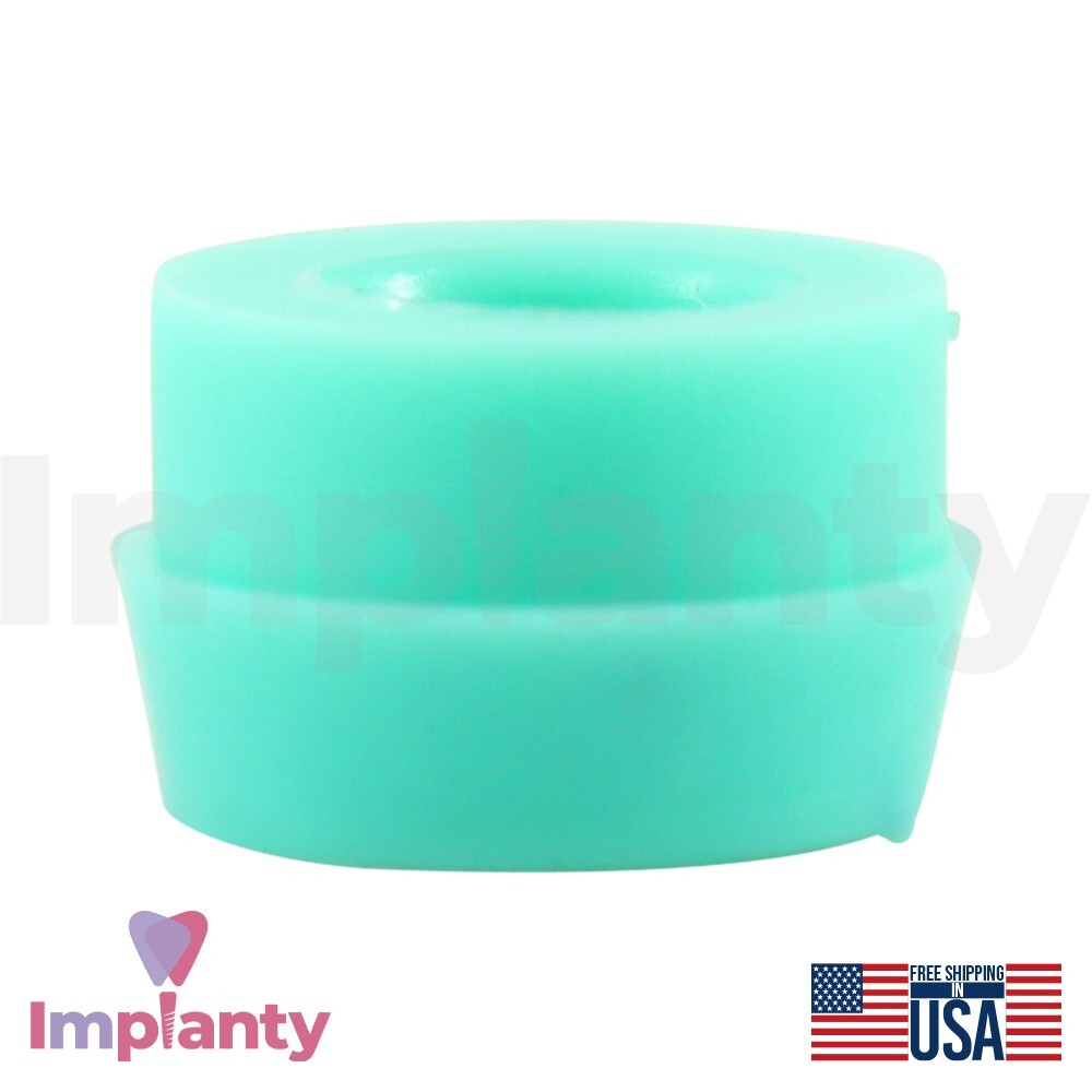 10x Dental Undersized Rigid Silicone Caps 2.2mm For Ball Attachment 1300g