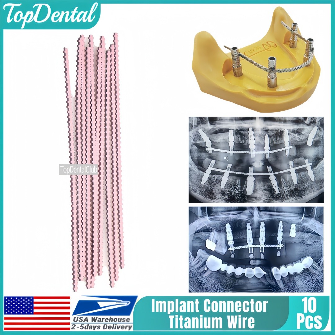 USA Dental Connector Stainless Tianium Strengthener Wire Overdenture MU Implant