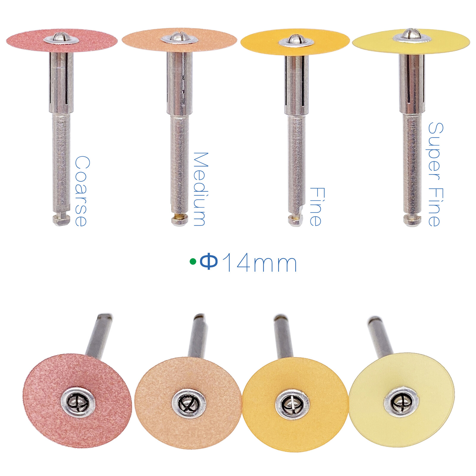 Dental Sof-Lex Soflex Contouring & Polishing All Sizes Pop-On Discs 0.55″ 14mm