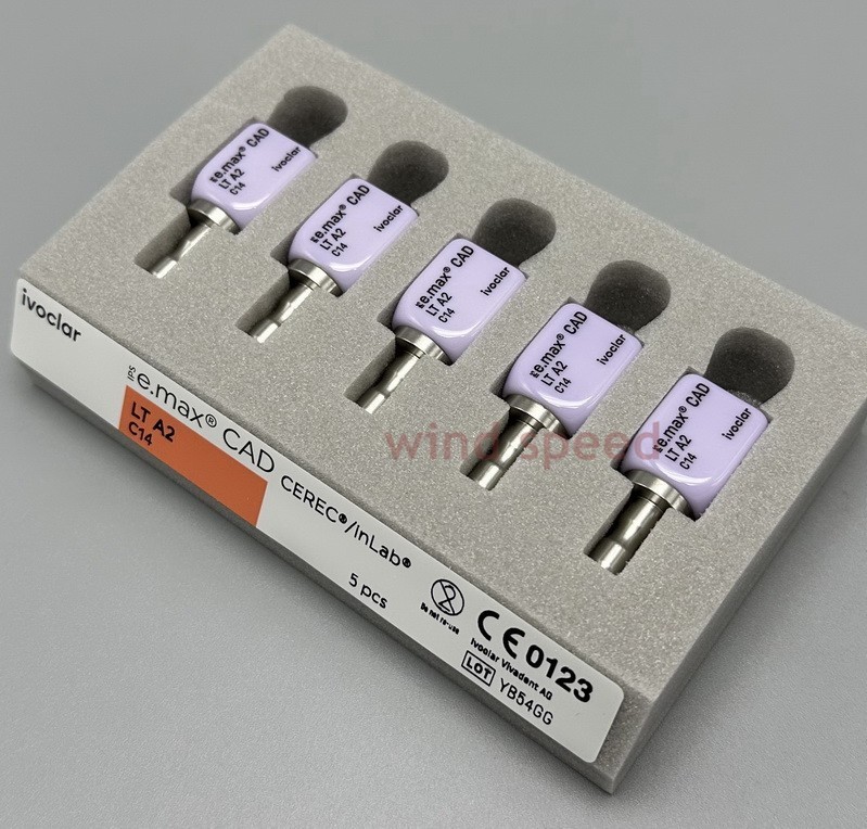 IVOCLAR E.max Cad Dental CEREC InLab Glass Ceramics Blocks ABUTMENT Refill 1~5pc