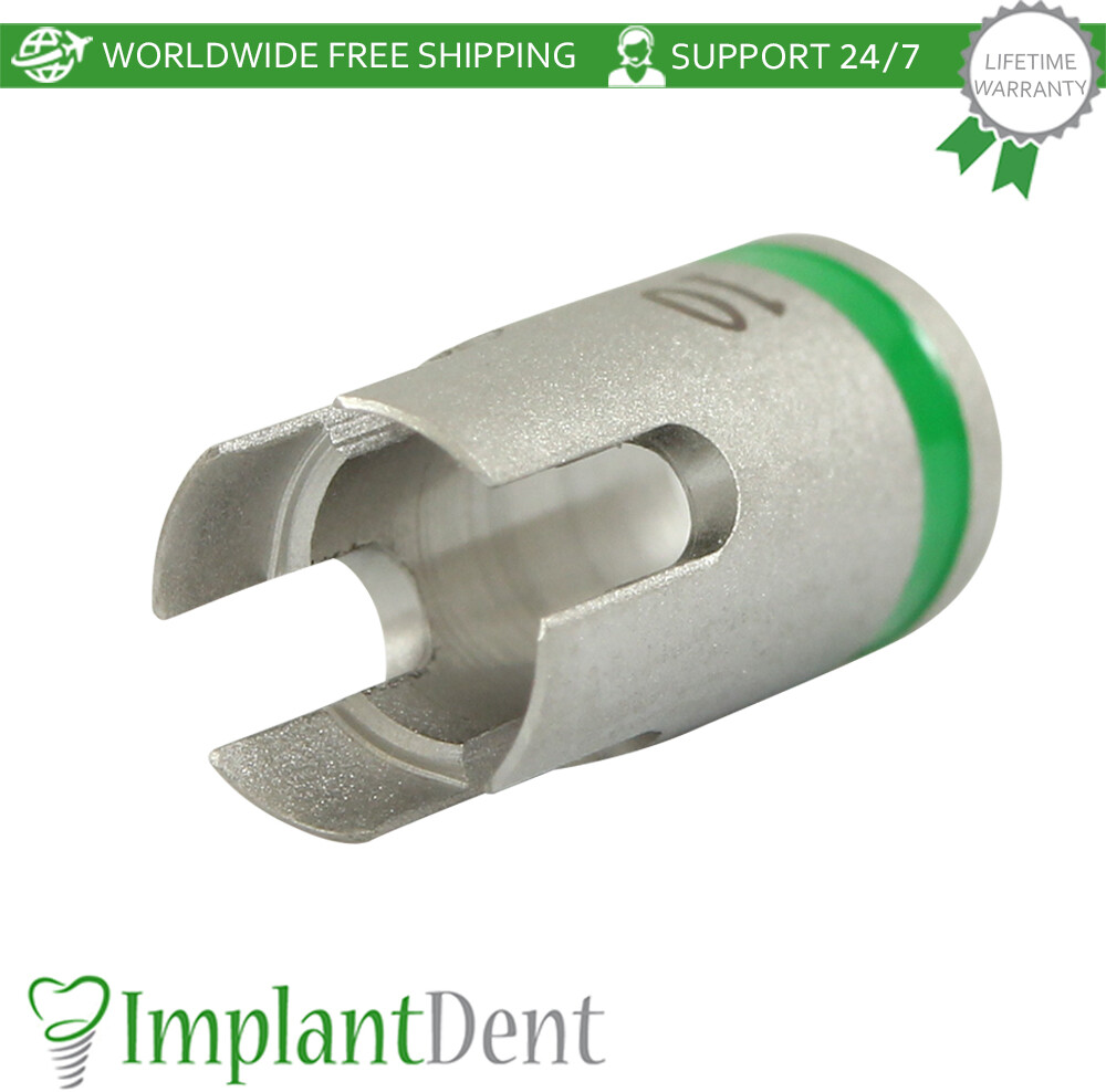 Dental Drill Stopper 3.65mm – Green Stainless Steel Dentistry Tool