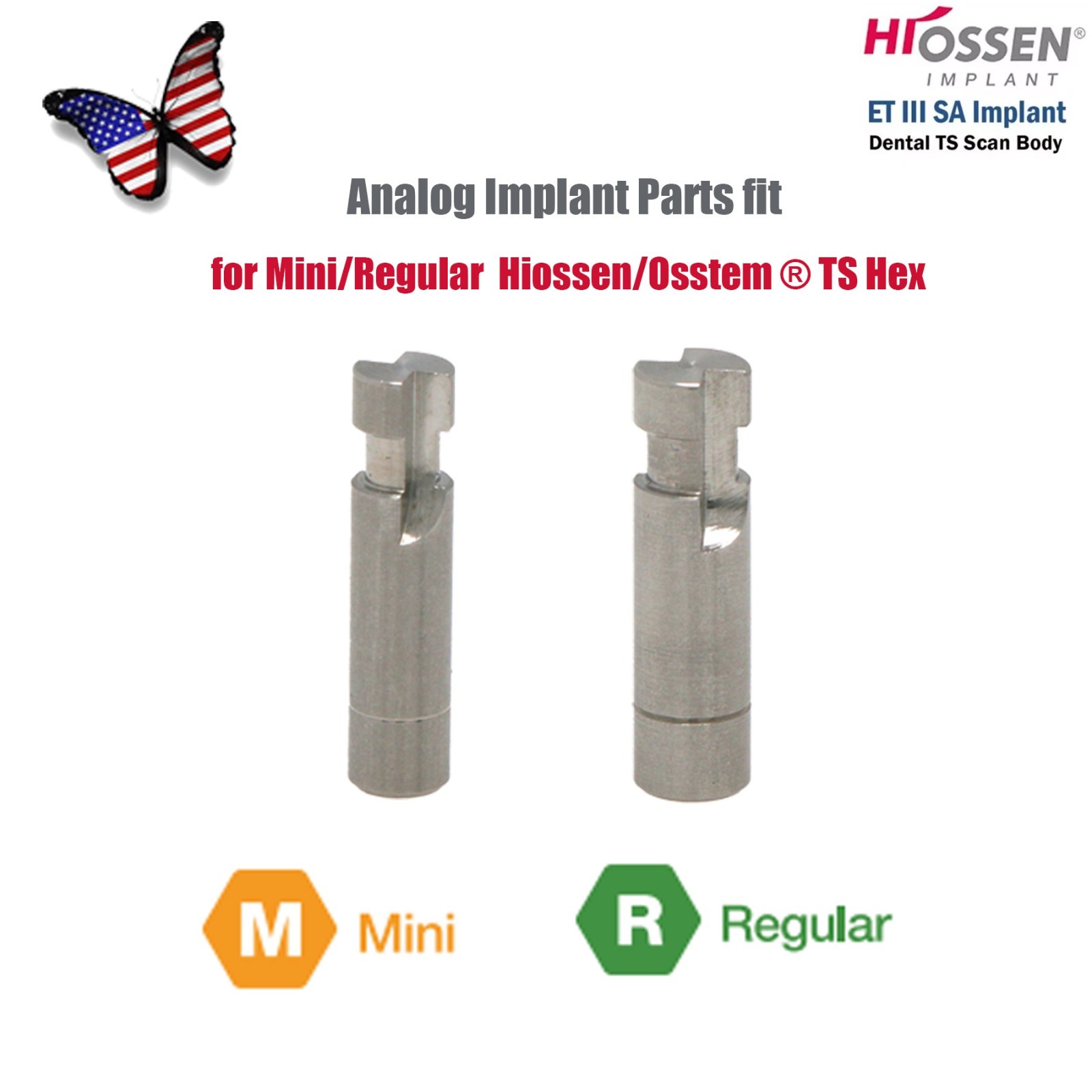 Fit Hiossen Locator/Healing Cap/Transfer lmpression Coping Open/Closed Abutment