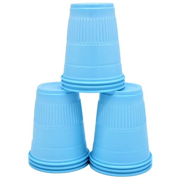 Valdent USA 5oz Plastic Cups 1000/Case Yellow Gray Green Lavender Blue