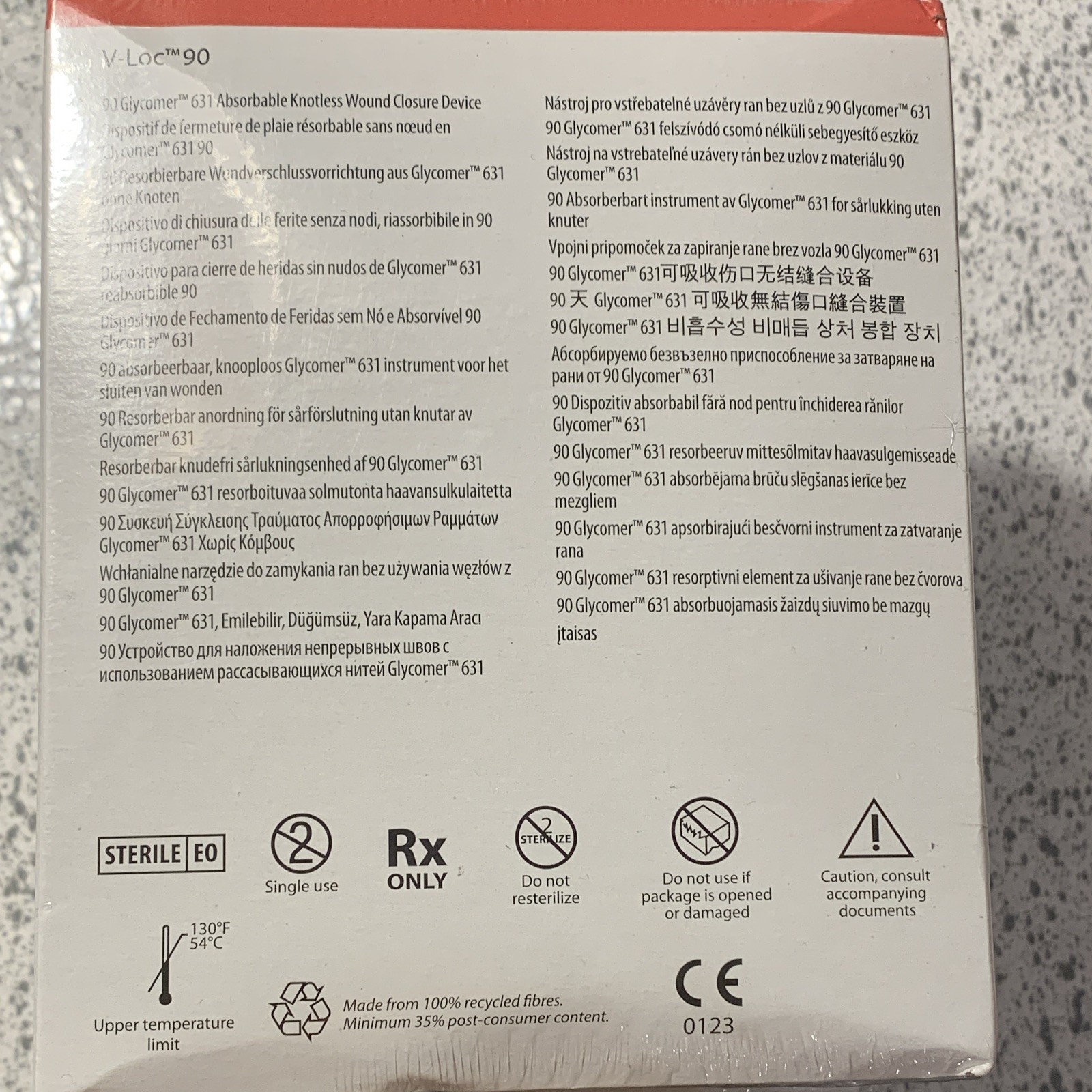 Covidien V-Loc 90 Absorbable Wound Closure Device 3-0 12in Violet VLOCM0614
