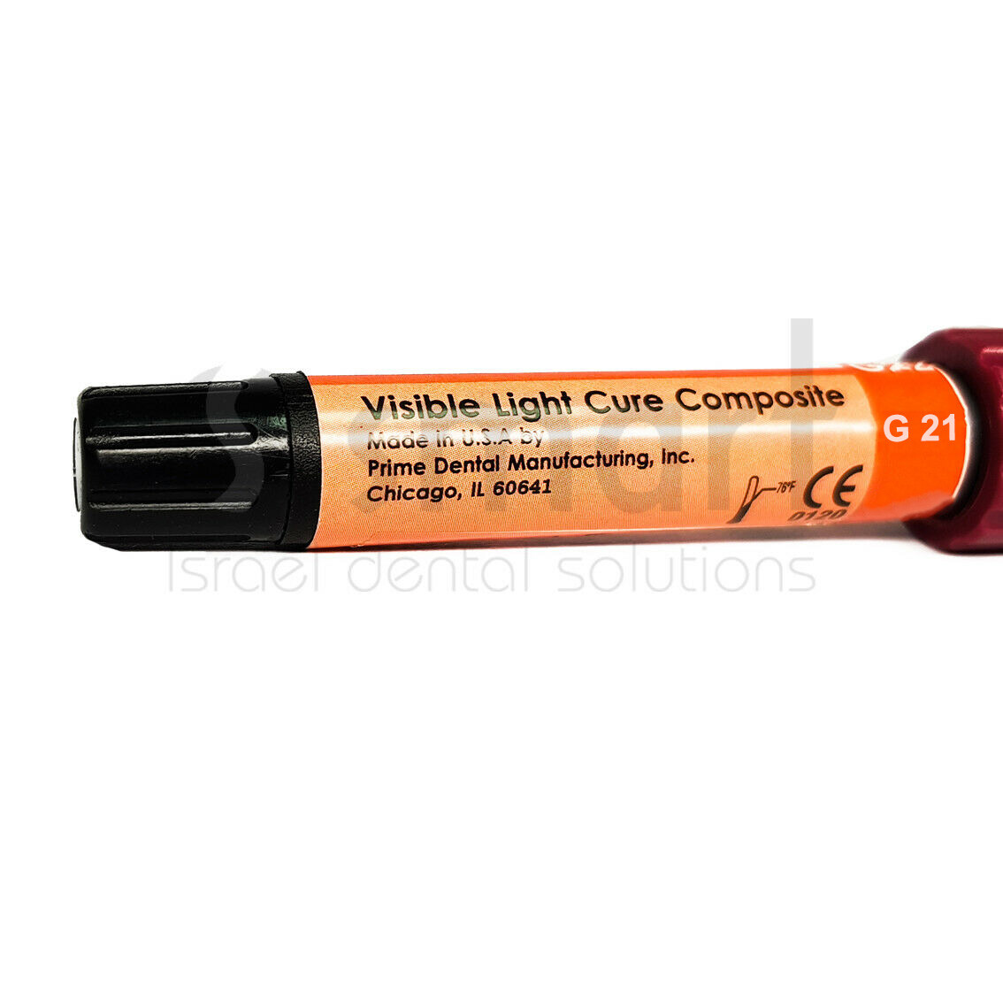 LOTx3 Dental Parafil composite gingival visible light cure pink G21 4.5gr stain