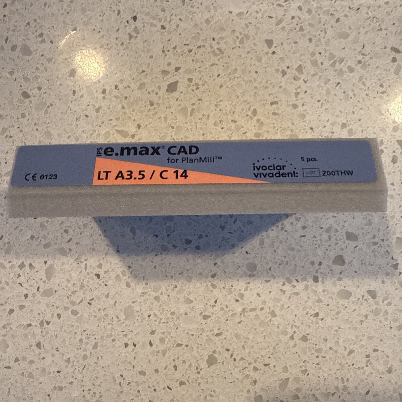 Emax CAD Planmill E4D Blocks LT A3.5/C14 5-blocks