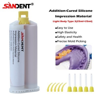 USA fast LIGHT BODY FAST SET VPS PVS Dental Impression Material 50ML SALES