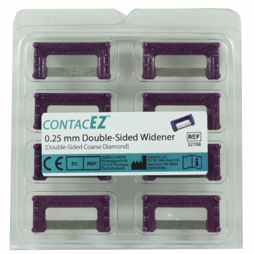 8pcs Dental ContacEZ Purple Widener 0.25mm Set