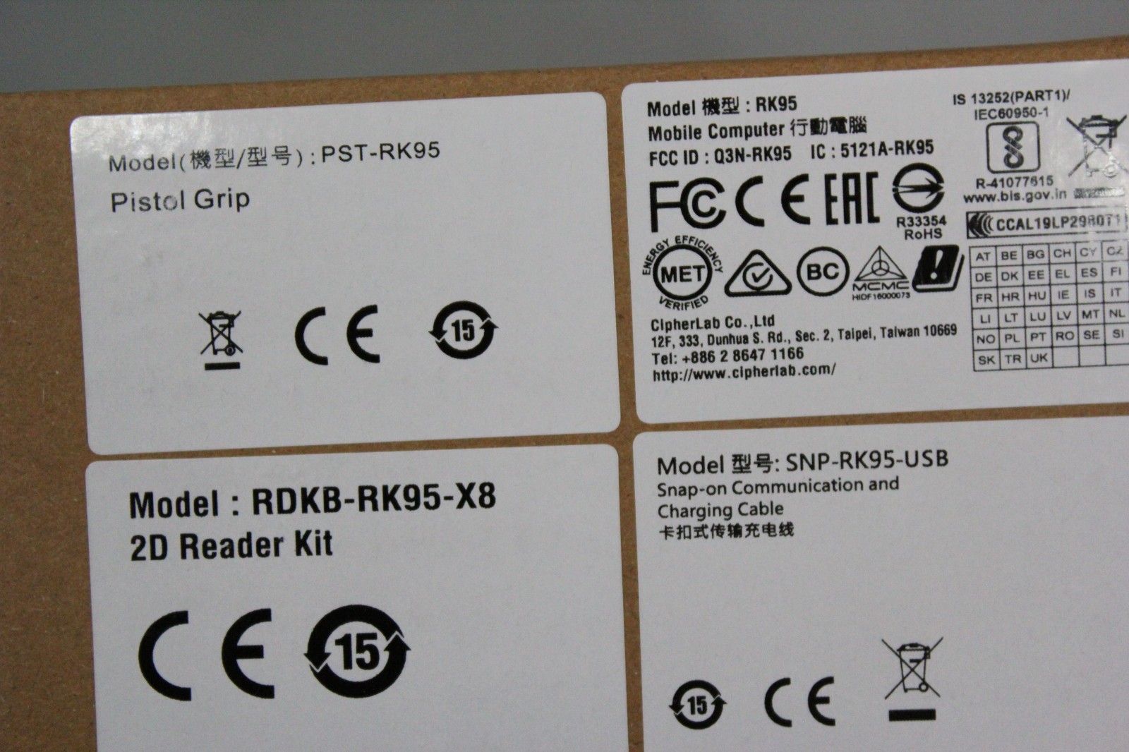 NEW CIPHERLAB RK95 MOBILE COMPUTER SNAP-ON COMMUNICATION & CHARGING CABLE