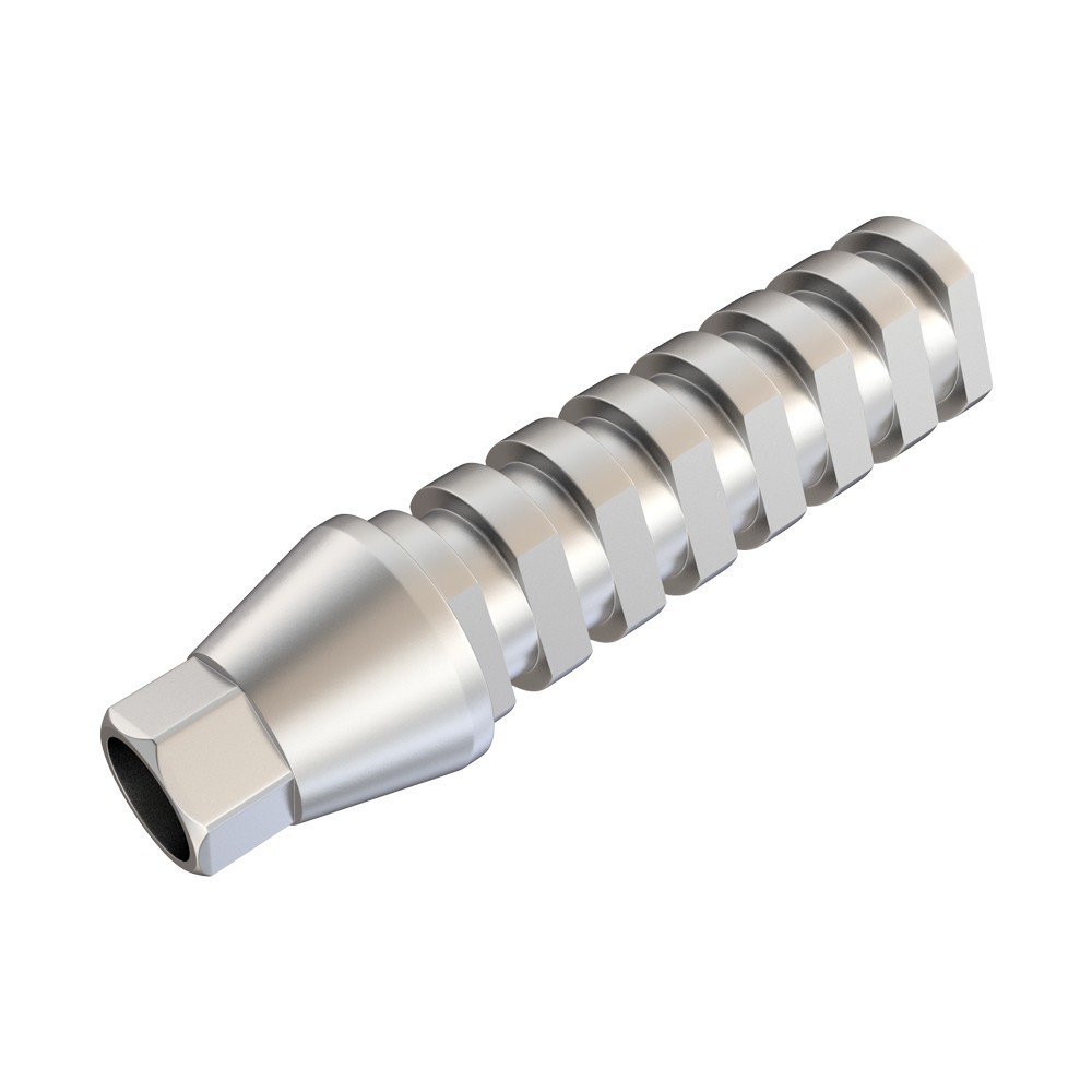 1pcs Temporary Straight Titanium Abutment With Screw Conical Connection NP
