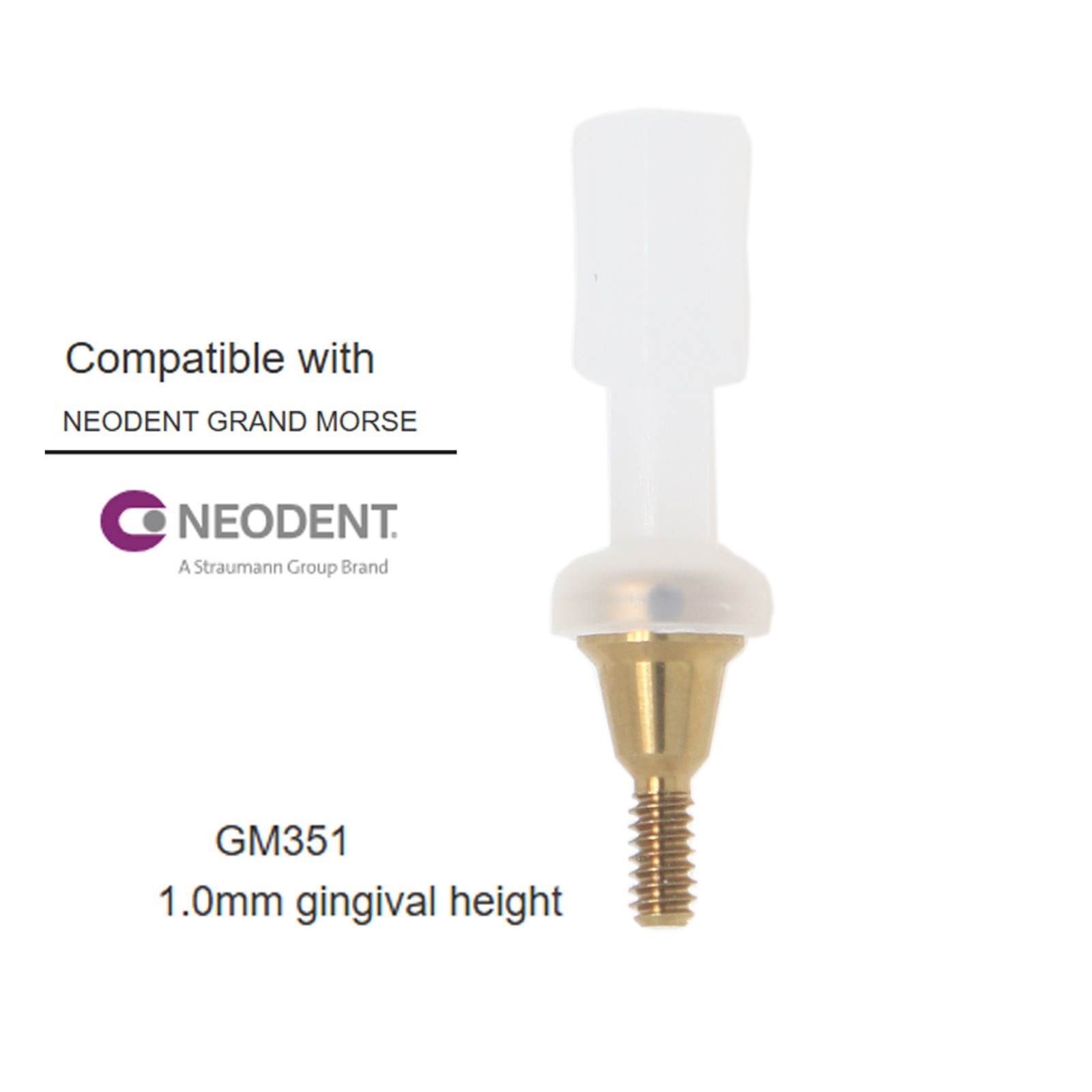 Zest LOCATOR Anchor Abutment Fit Neodent GM All Platform Overdenture Attachment
