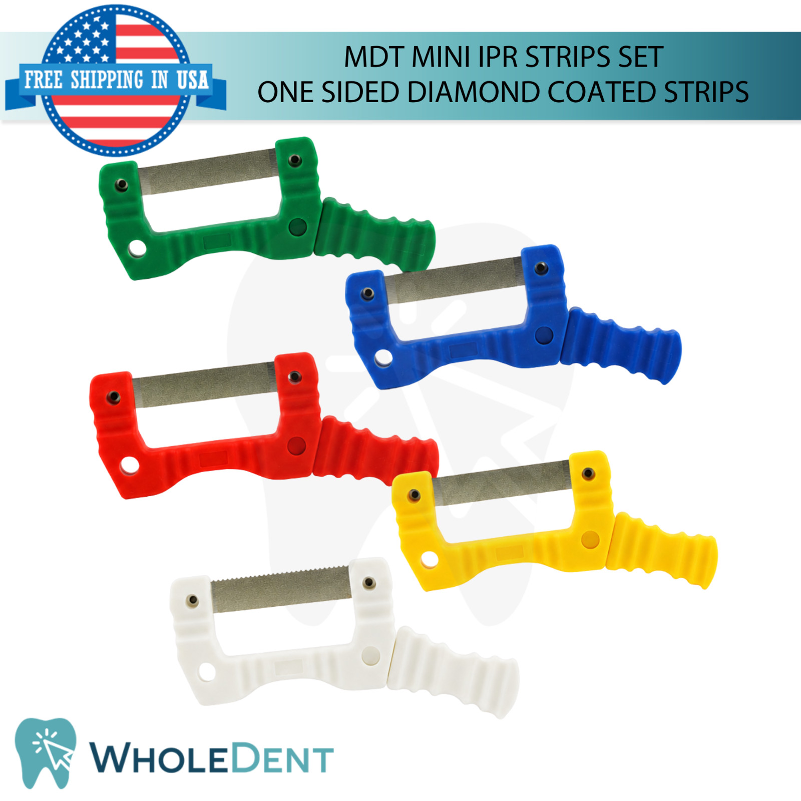 MDT One Sided Diamond Coated IPR Mini Strips Finishing and Polishing Tool