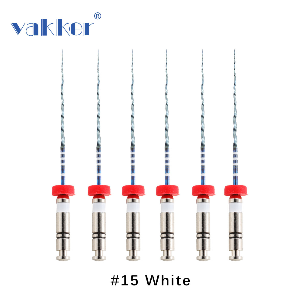 V Blue Dental NiTi Rotary Endo Files Heat Activated Root Canal File 25mm 21mm