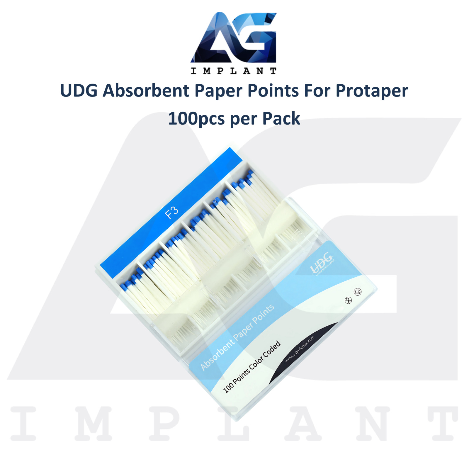 5 Dental Absorbent Cotton Paper Points For Protaper 100pcs/Pack Fast Drying Lab
