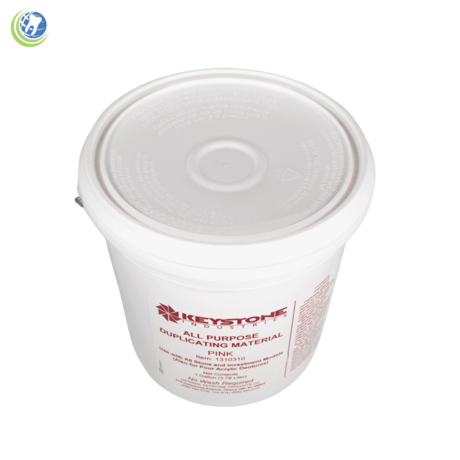 Dental Laboratory All-Purpose Duplicating Material Pink 1 Gal 1310310 Keystone
