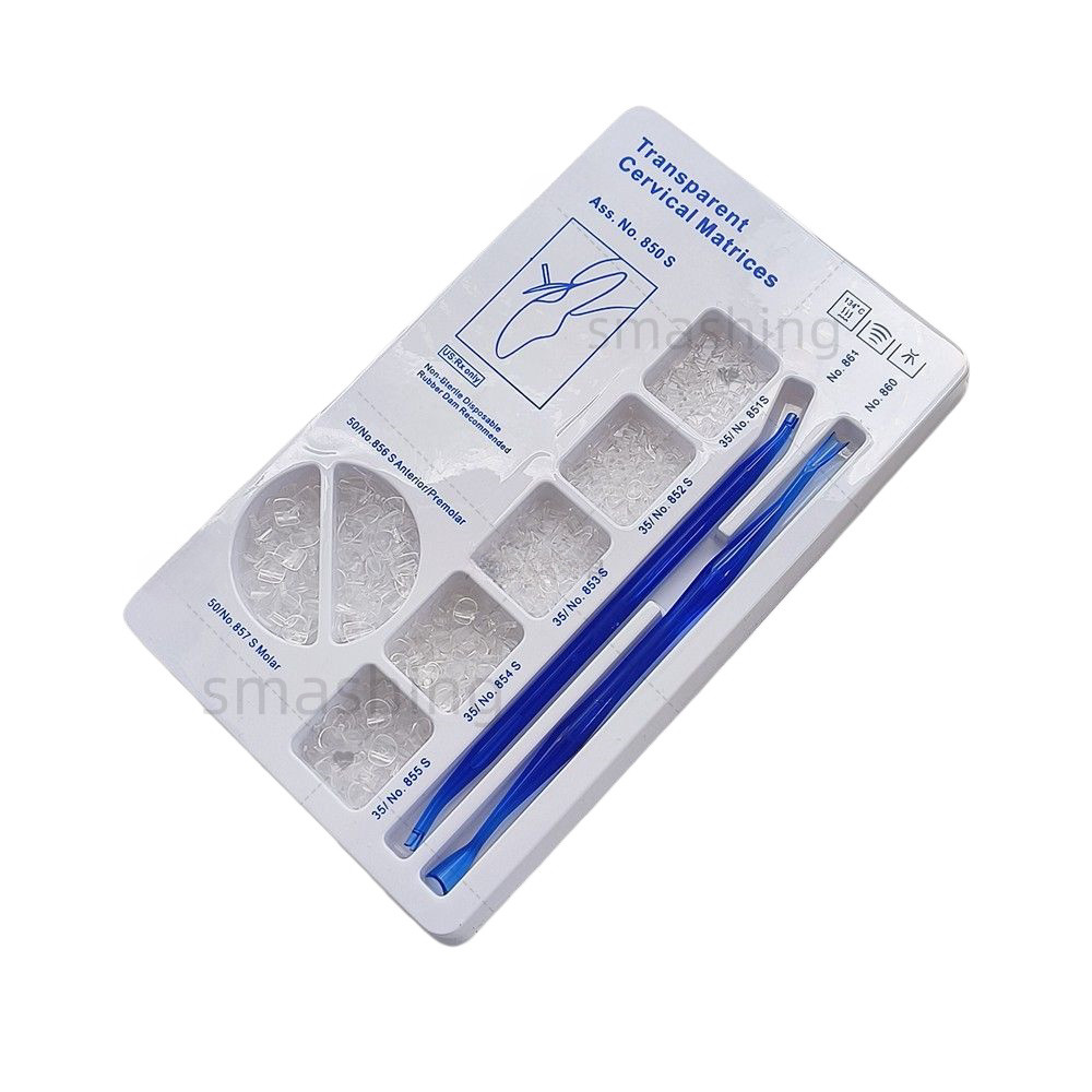 Dental Transparent Cervical Matrices Composite Gingival Retractor Clear Matrix