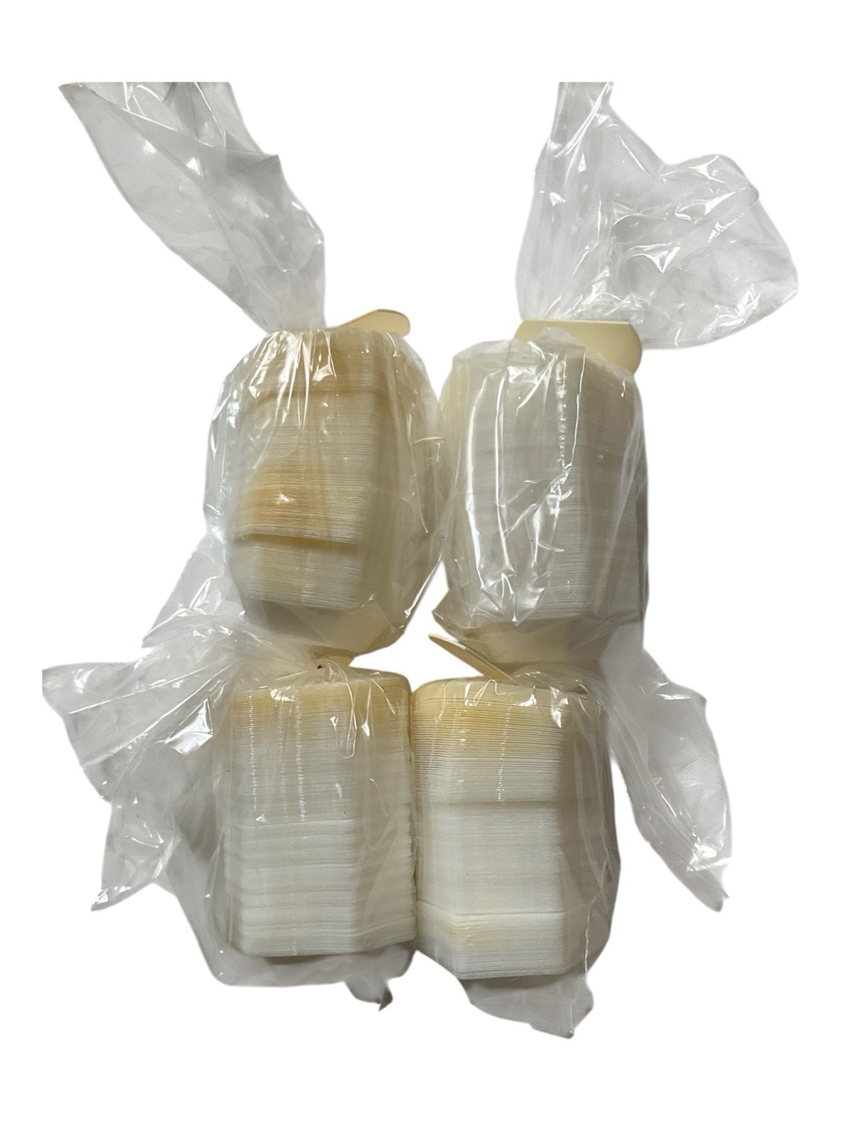 Lot of 4 Laboratory Hexagonal Polystyrene Weight Boats Appr. 600 counts
