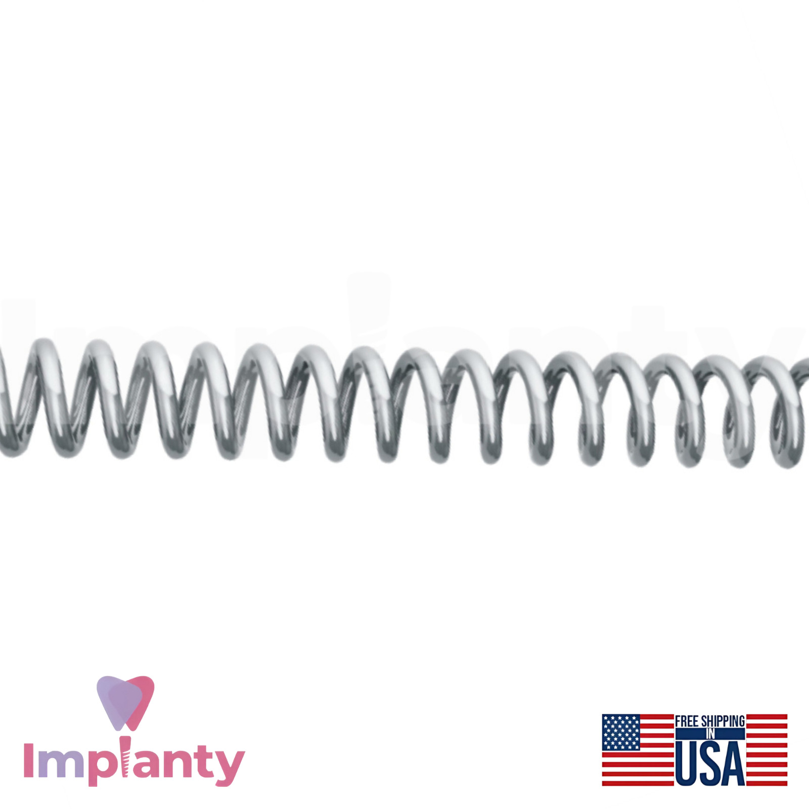 Morelli 0rthodontic NiTi Open Coil Dental Spring Medium-200gf Force 3 Sticks