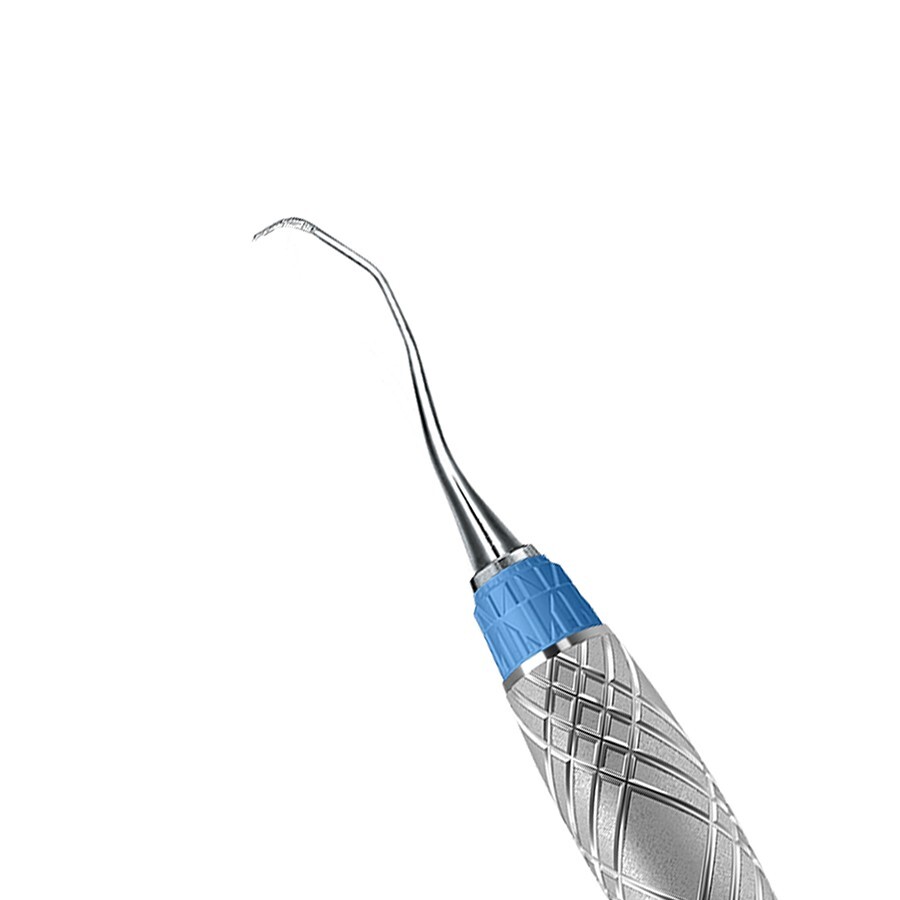 HU-FRIEDY #13/14R CURETTE RIGID, EE2, HARMONY, BLUE ERGONOMIC HANDLE (x3)