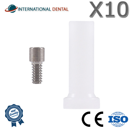 10 Plastic Sleeve Straight & Angled Multi Unit 1.6 System Dental Fixture POM