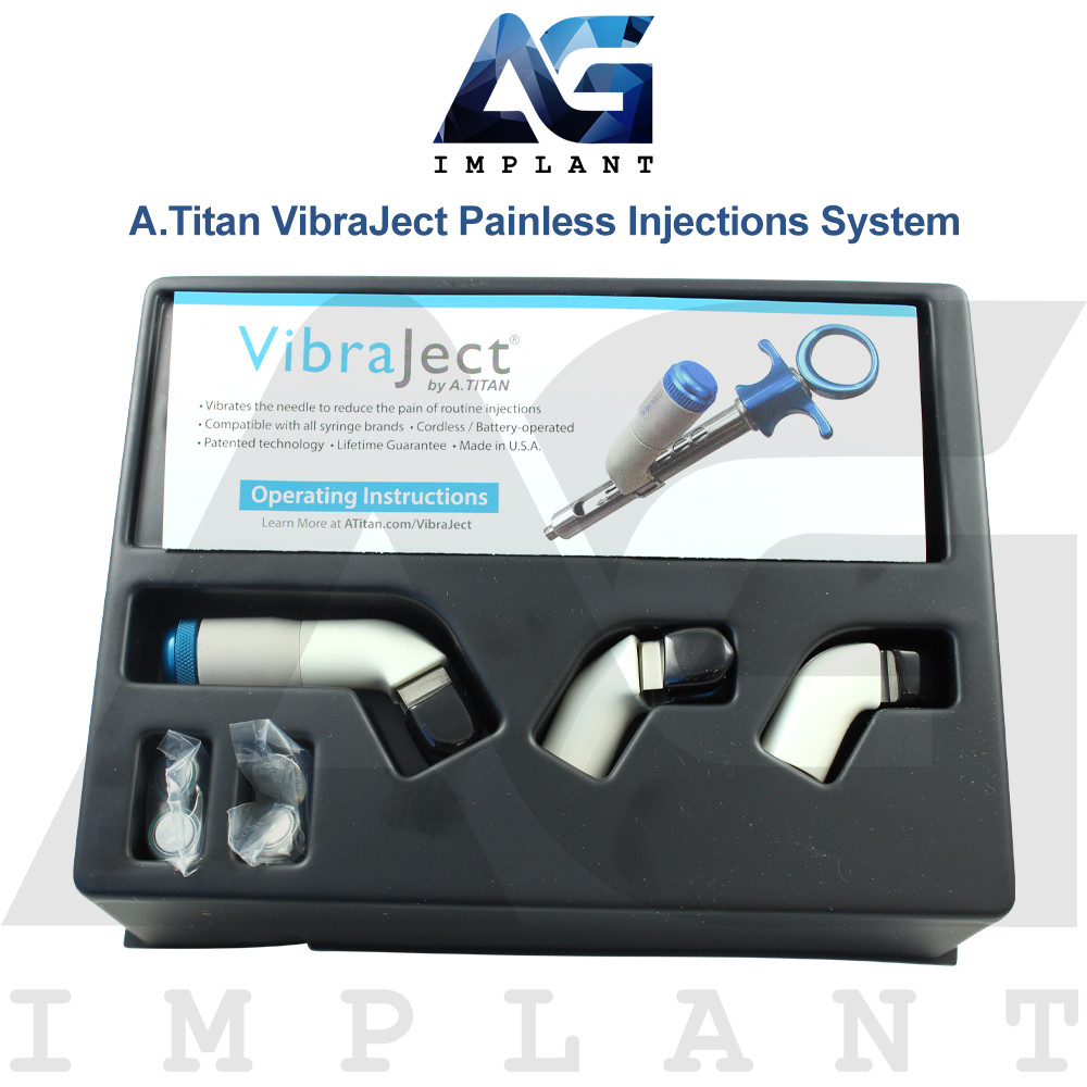 A.Titan VibraJect® Painless Injections Tool System Patented Technology Cordless