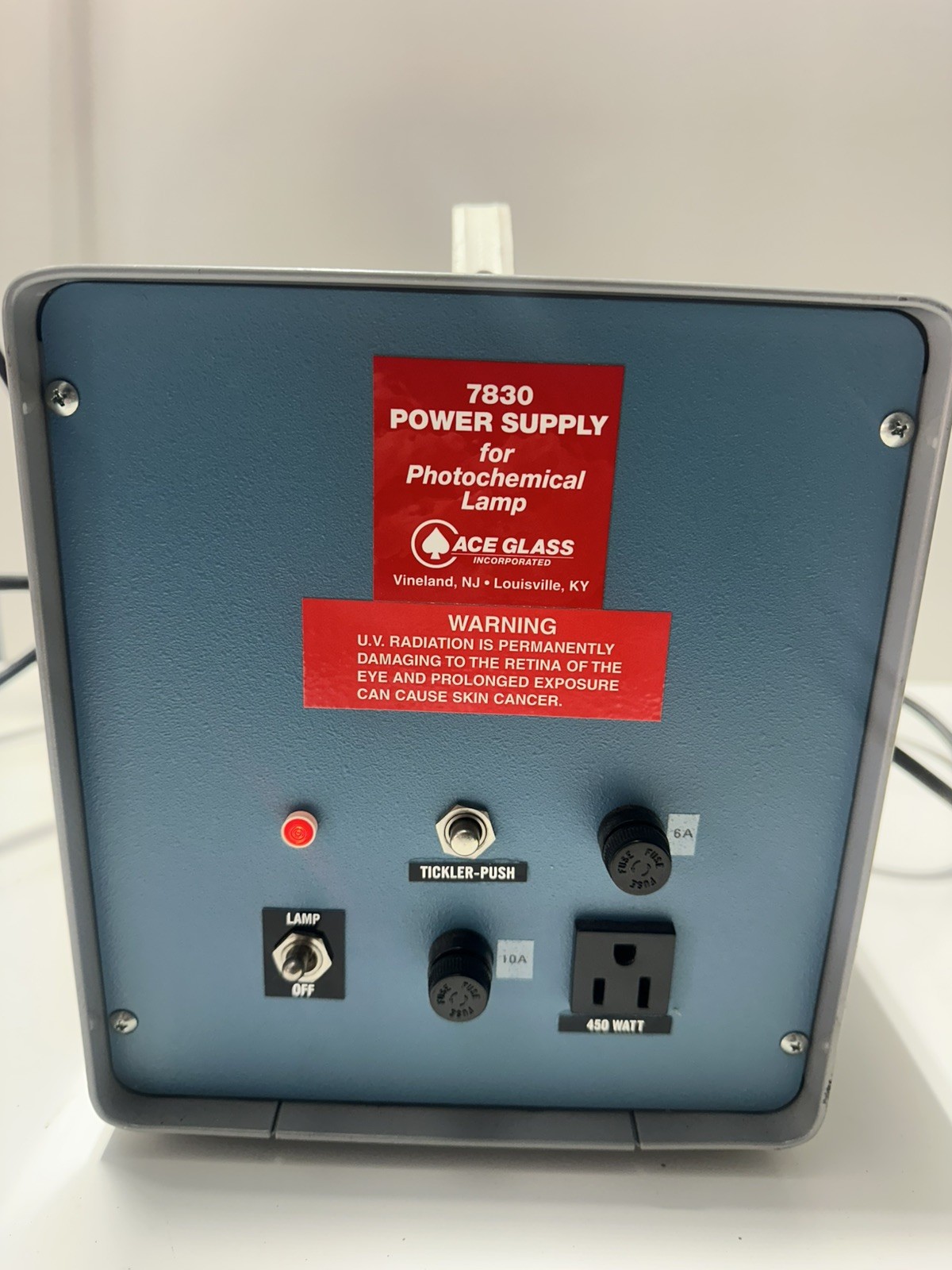 Ace Glass 7830 Power Supply 450W, Photochemical