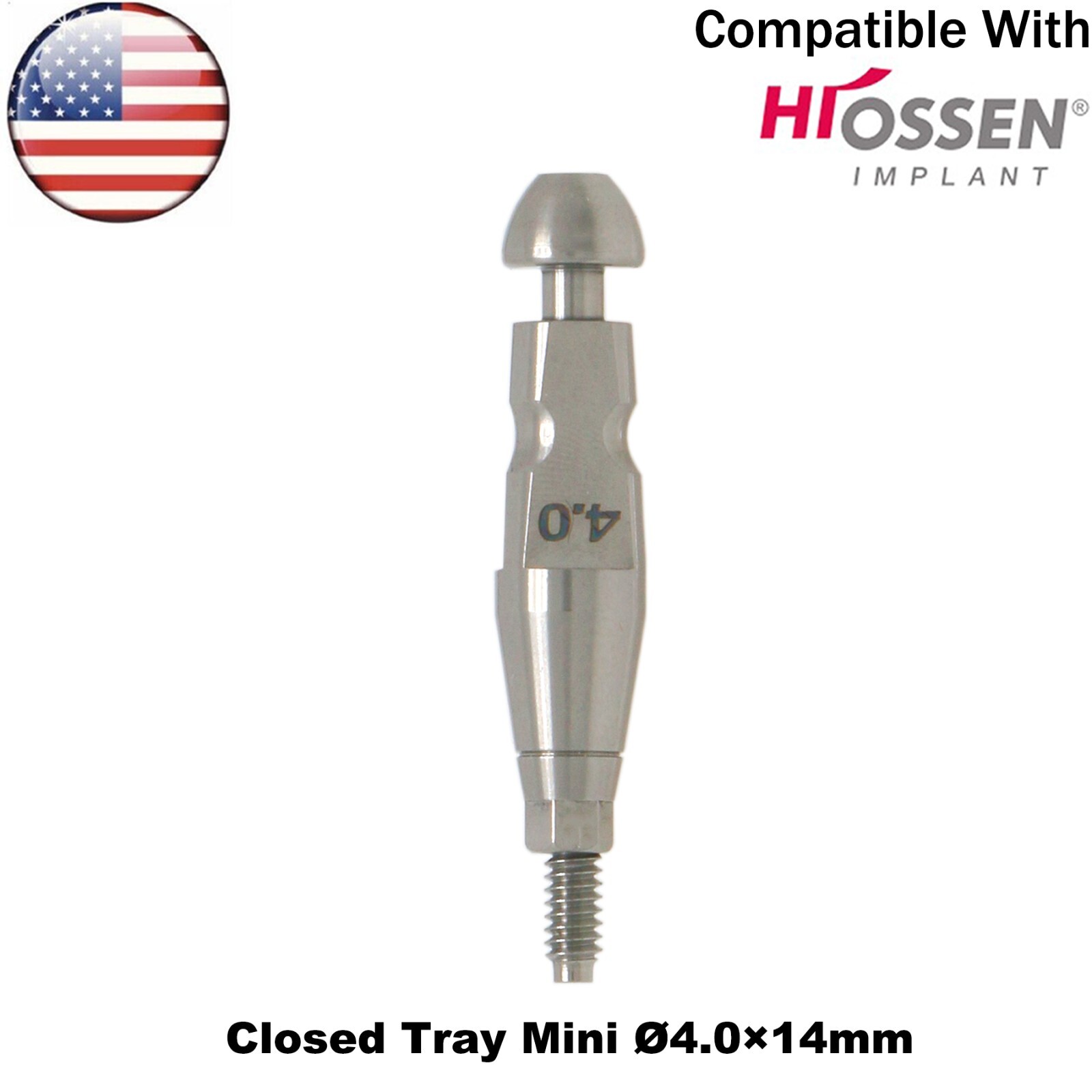 US Dental Impression Transfer Closed Coping Tray Alloy Fits Osstem Hiossen M/R
