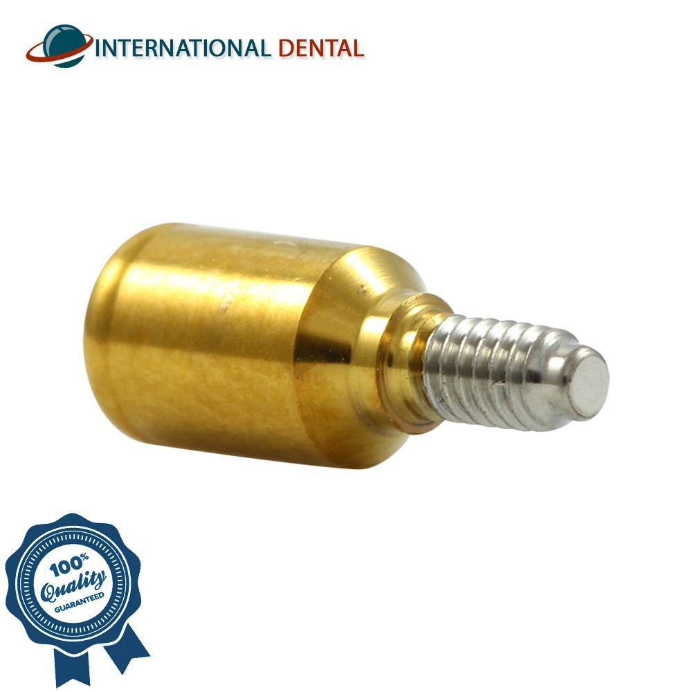 Straight Lokator Attachment Kit Dental Fixture Int Hex 2.42mm Connection
