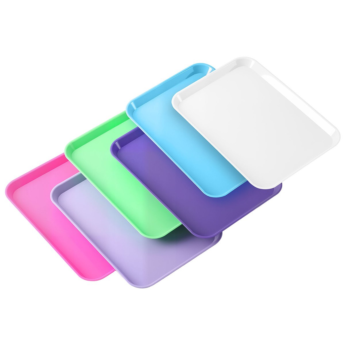 6 Color Dental Autoclave Plastic Instrument Set Up Flat Tray Size B Tray AZDENT