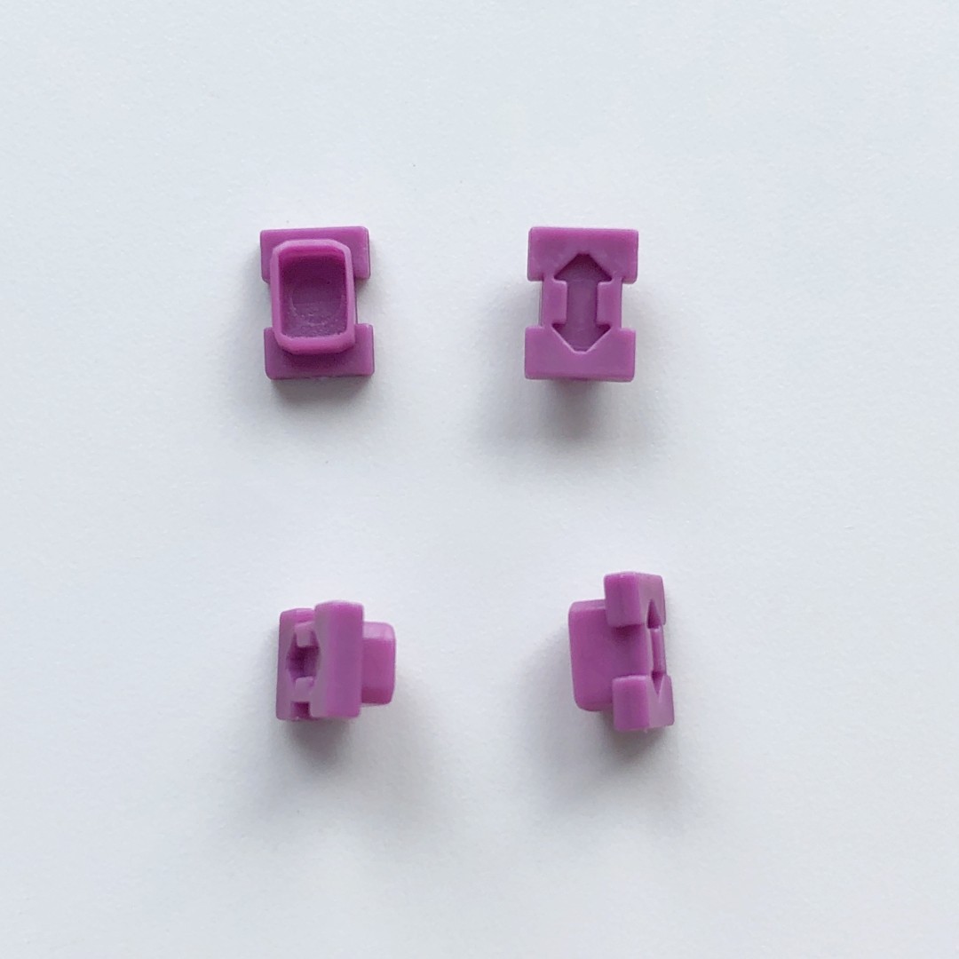 20Pcs Dental ITI NC lmpression Coping Caps Closed Tray Plastic Caps Transfer USA