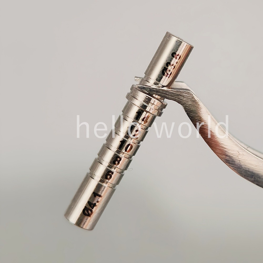 1Pcs/Bag Dental Double Head Implant Parallel Pin Depth Gauge Guide 3.8-4.1mm