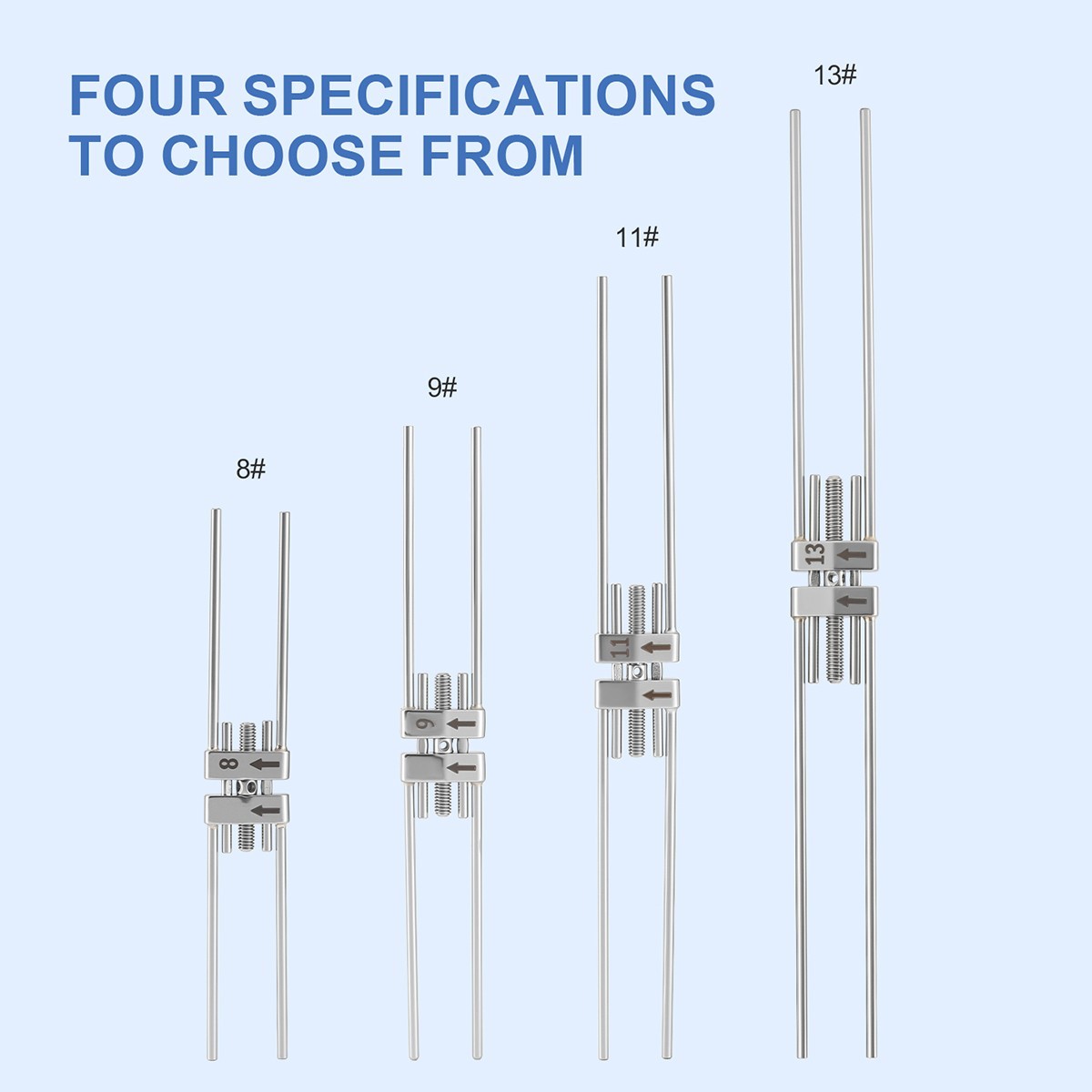 AZDENT Dental Orthodontic Expansion Screw Rapid Maxillary Palatal Frame 4 Sizes