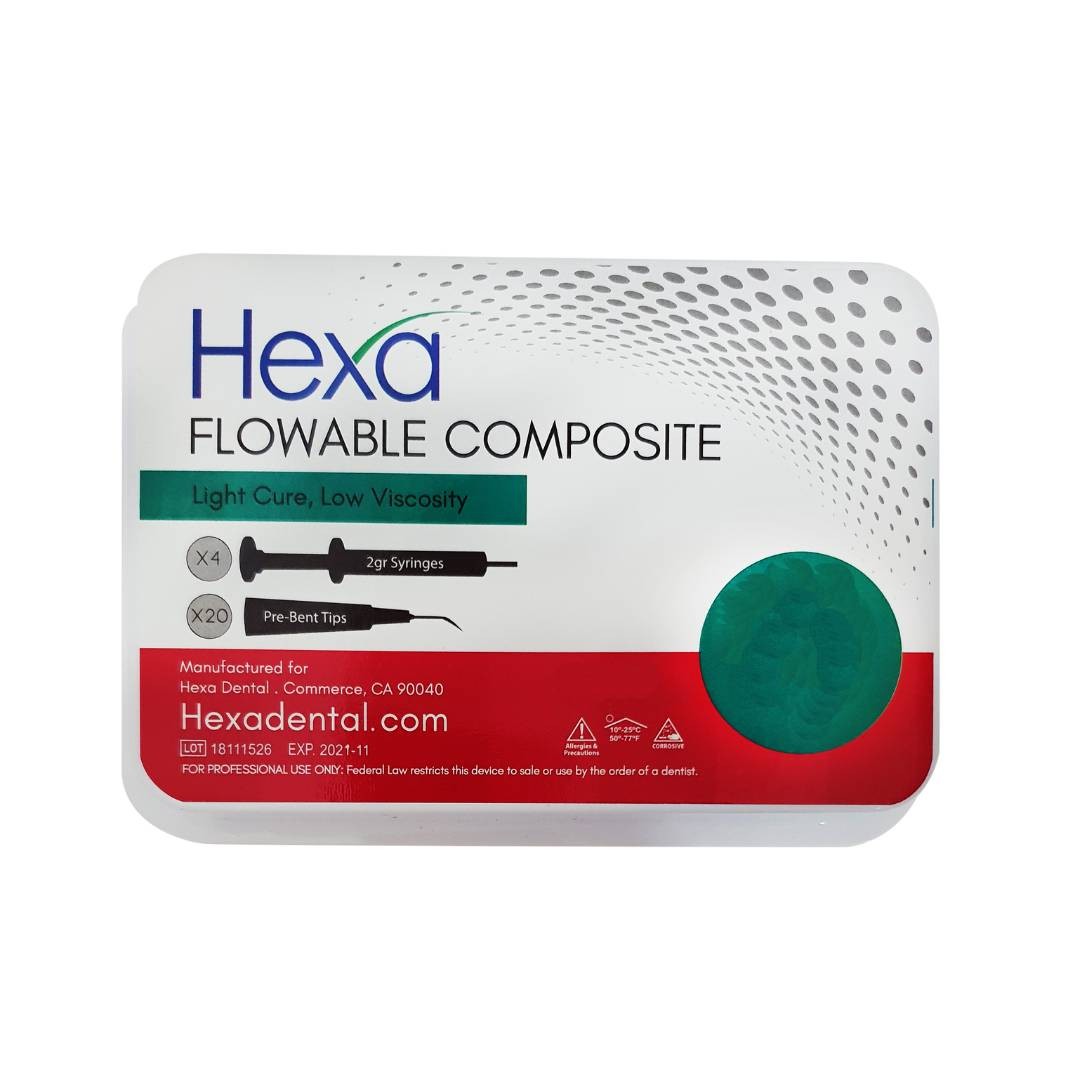 Hygedent HF-3002 Hexa Flowable Dental Composite Kit A2 4/Pk 2 Gm