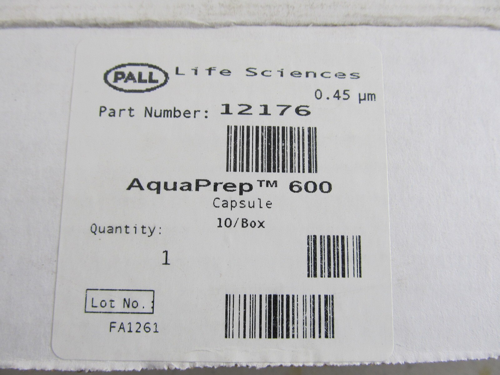 NEW 7 Pack PALL Cytiva 12176 AquaPrep 600 0.45 um Groundwater Filter Capsule