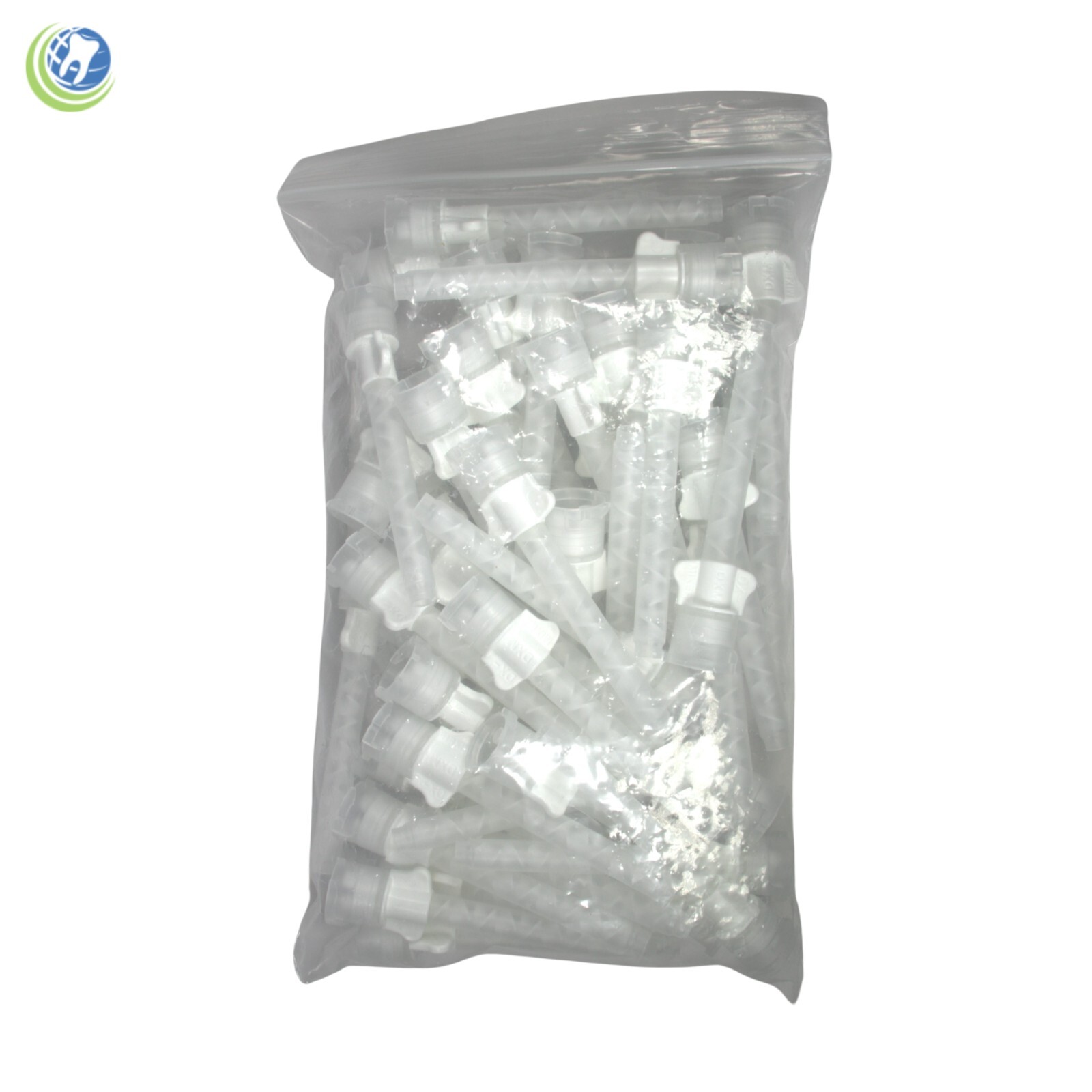 Dental White HP Mixing Tips with Wings 6.5mm x 48 Heavy Body DX-MIXER 1:1