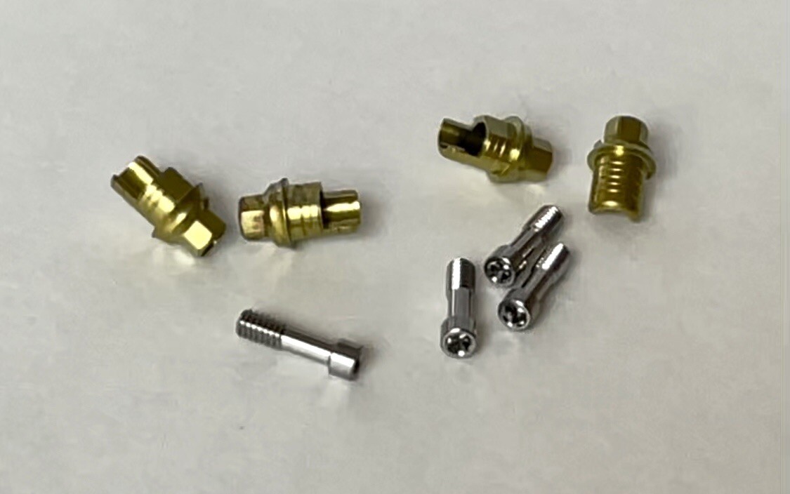 Ti-Base Interface CAD CAM Internal Hex RP, Dental Implants Set Of 4