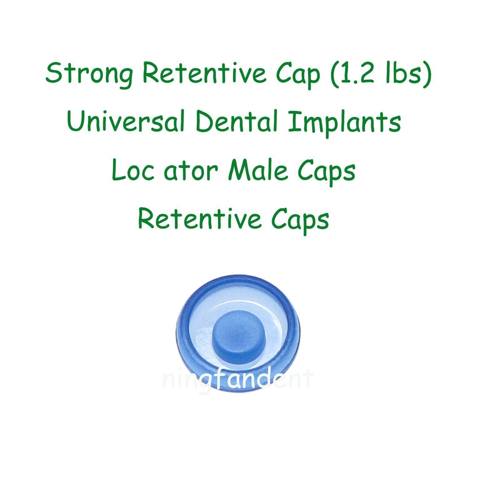 Dental Overdenture Abutment Retention Cap Locator male processing Inserts Set