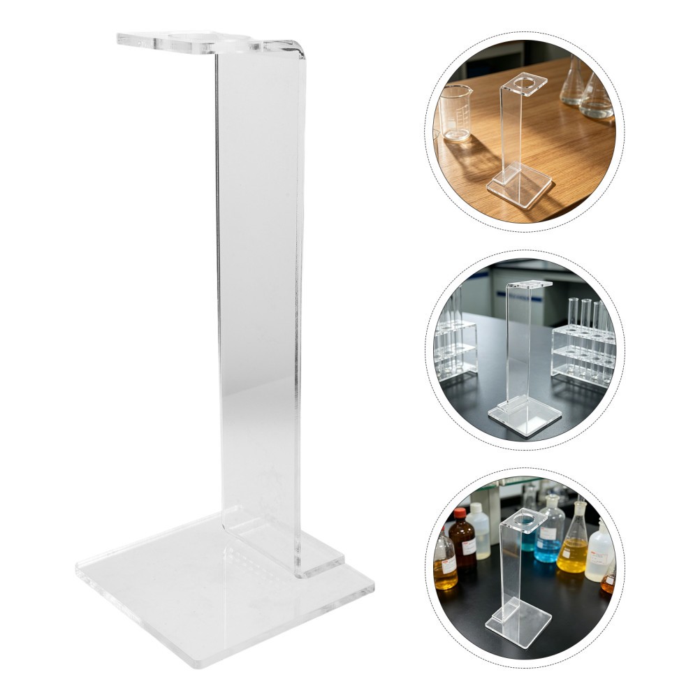 Acrylic Syringe Stand: Clear Vertical Storage Rack for 50ml Syringes – Enteral
