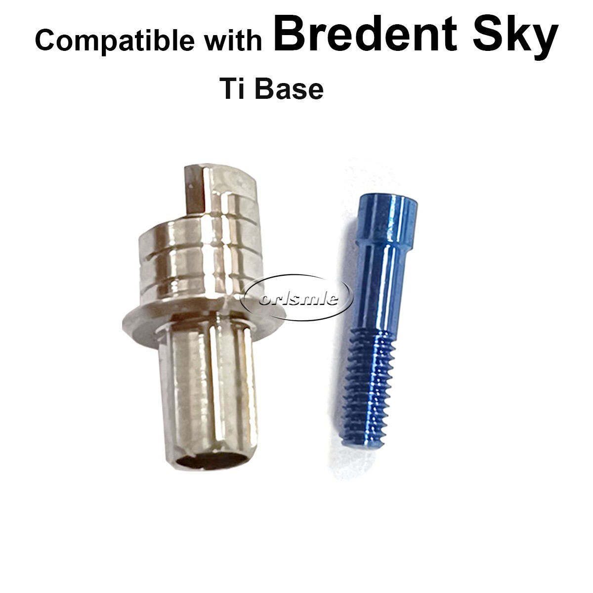 Ti-base Abutment CAD/CAM Custom Titanium base compatible with Bredent Sky