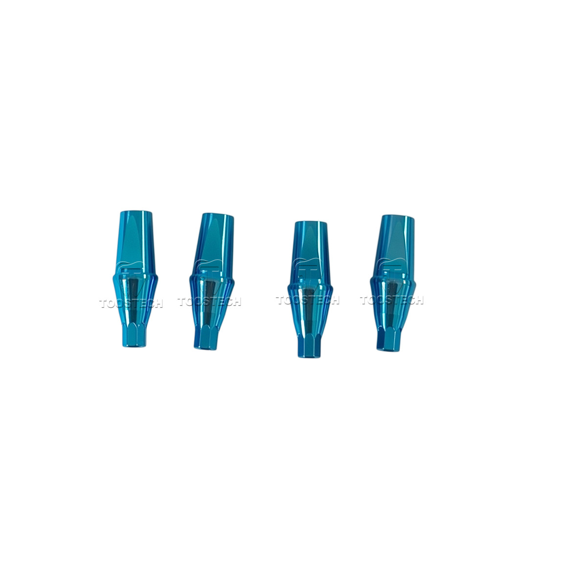 10pcs Titanium straight abutment fits Megagen Blue diamond NC D4.0 GH1/2/3/4mm